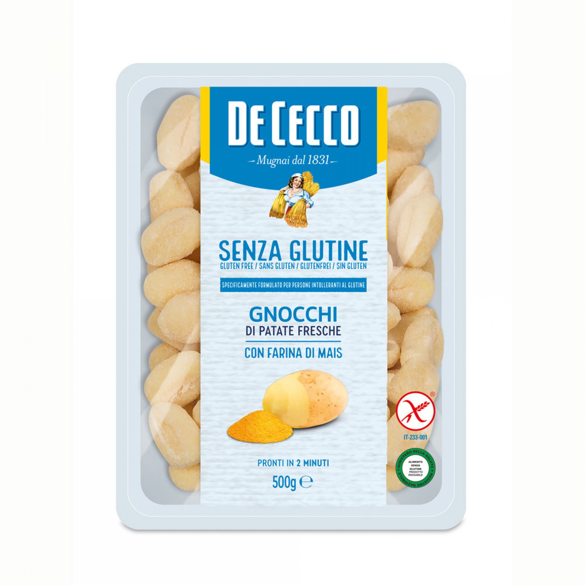 Νιόκι από πατάτα χωρίς Γλουτένη De Cecco 500gr